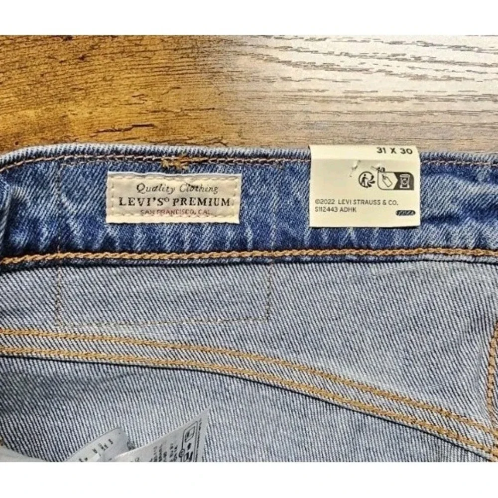 Levi's Premium 511 Slim Fit Men's‎ Stretch Selvedge Jeans 31x30 Big E Denim NWT